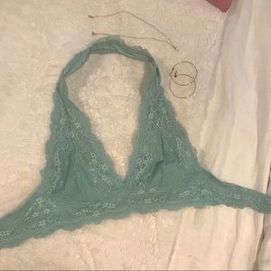 Soft Teal Lace Brallette